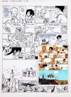 Frank Pé | Broussaille, planche n°43 Ã  l’encre de Chine de … | Banque Dessinée