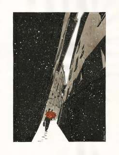 Christophe Chabouté | Parapluie Rouge I I I | Breitenmoser.art