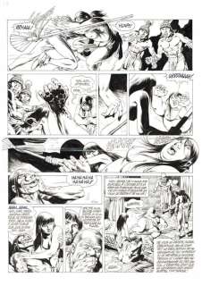 Mitton, Jean-Yves - Original page (p.29) - Quetzalcoatl 3 - Les Cauchemars de Moctezuma - (1998) | Catawiki