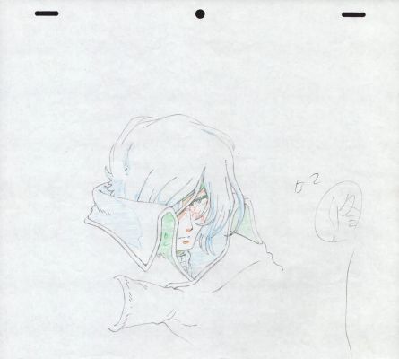 Capitan Harlock [Uchū kaizoku kyaputen Hārokku] 宇宙海賊キャプテンハーロック - artwork for a Pachinko machine | Krazy Art Gallery