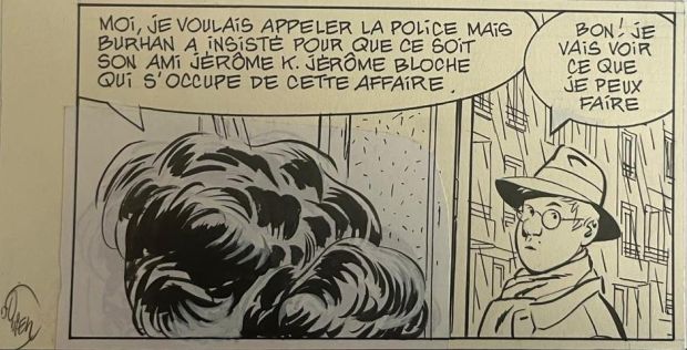 Dodier Alain | Case originale alternative Jérôme K. Jérôme Bloche 17 | Galerie Napoléon