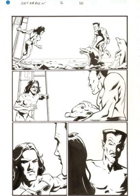 John McCrea – Jenny Sparks – issue 5 Cover – Authority | Berserker Art