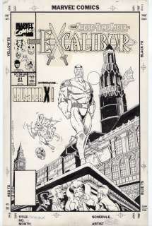 Chris Wozniak, Al Milgrom | Excalibur 21 Cover | ComicArtFans Classifieds