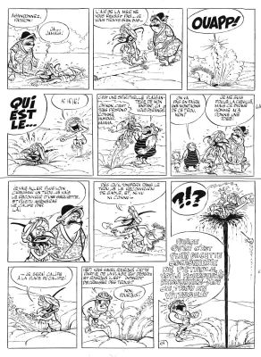 Tabary | IZNOGOUD, planche originale 6 Les vacances d’été ou tas d’attentats d’été | Galerie Napoléon