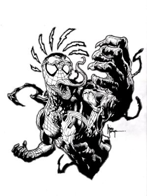 Mico Suayan | Venomized Spider-Man Uber Detailed Drawing | Romitaman