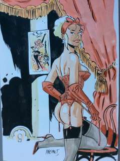 Meynet, Félix - Dessin original en couleurs - Femme | Catawiki