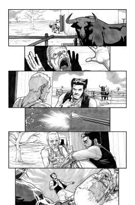 Pere Pérez | Logan: Black, White and Red #03 Page 02 | Black Diamond