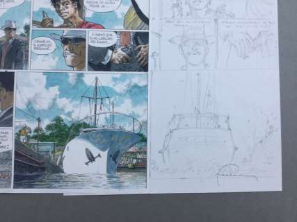 Hermann - Planche originale crayonnés - Bernard Prince - (2010) | Catawiki