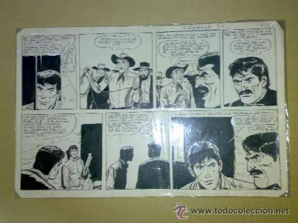 Original comic art de CARLOS CASALLA ( CREADOR DE CABO SAVINO )