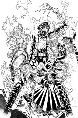 Dark Champions – unpublished cover from 2020 | Black Diamond