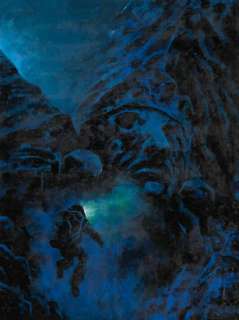 Christophe BEC (né en... - Lot 4 - Sanctuaire Acrylique sur toile pour la couverture de...