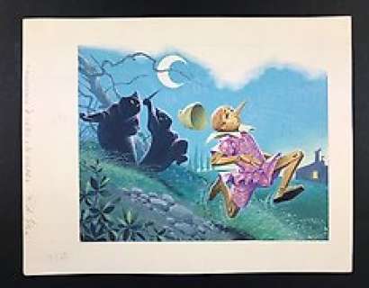 Pinocchio - Severino Baraldi - original illustr. - Page séparée | Catawiki