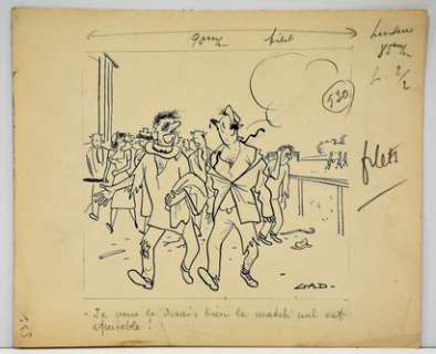 Gad (Claude Georges Gadoud dessinateur 1905/1991) - dessin… | Arthema Auction