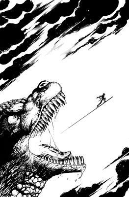 Godzilla conquest the Multiverse (Variant cover) | Black Diamond