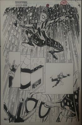 Sensational SPIDER-MAN#1 pg30 ORIGINAL ART Dan jurgens Ben Reilly amazing splash | eBay US (Buy It Now)