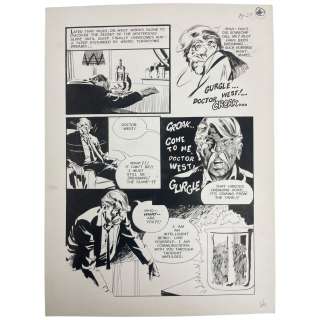 EERIE The Killer Slime Original Storyboard Production Comic Art | Los Angeles Estate Auction