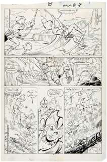 "THUNDERCATS" #8 JOSE DELBO COMIC BOOK PAGE ORIGINAL ART. | Hake’s