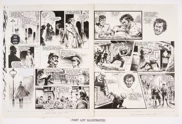 Charley’s War (1979): 4 original artworks by Joe Colquhoun with script by Pat Mills for Battle- | Comic Book Auctions ltd