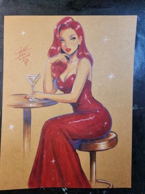 Jessica Rabbit Original Comic Art Signed 8.5x11 COA Included | eBay US (Buy It Now)