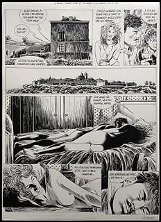 Servais, Jean-Claude  - Tendre Violette - Tome 1 - Planche originale signée  