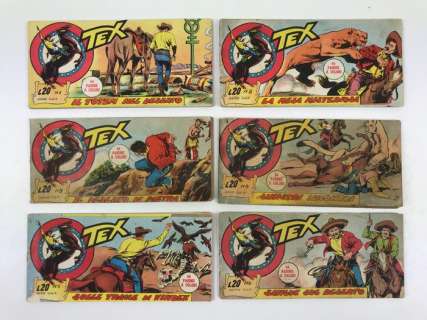 Tex s. Gila nn. 1/11 - manca n. 12 - EO - (1957/1958) | Catawiki