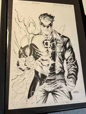 Tyler Kirkham, Tyler Kirkham | Hal Jordan Green Lantern 45 Cover B | ComicArtFans Classifieds