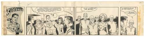 BORING, Wayne (American, 1905-1987). Original Superman Comi... | Potter & Potter