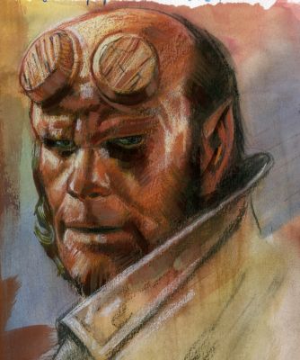 Steve Rude | Hellboy Double-sided Study | Steve Rude
