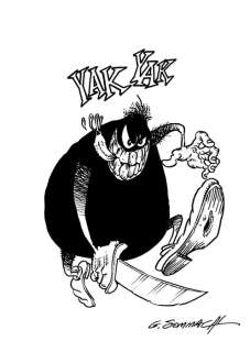 Cattivik - Giorgio Sommacal - illustrazione originale - Page volante - EO | Catawiki