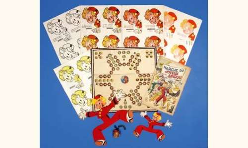 Â« Spirou Â«. Silhouette en carton. Silhouette en carton découpé représentant | Tessier Sarrou