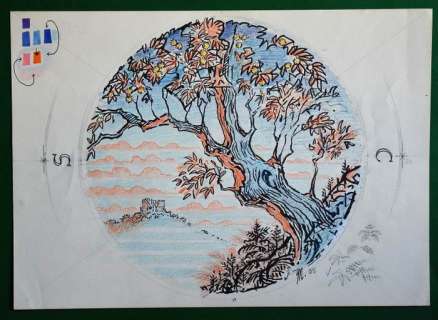 Piatto ceramica - Magnus - studio originale - Page volante - EO | Catawiki