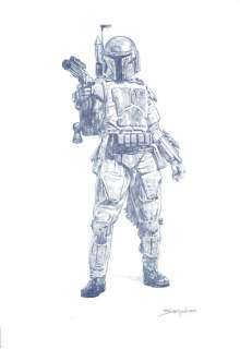 Boba Fett By Sanjulian - Original Drawing - Signed - 40 x 30 cm - EO | Catawiki