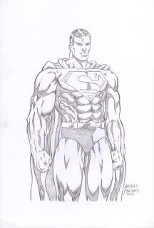 Alcides Pacheco | Superman Pinup | Abel Original Art