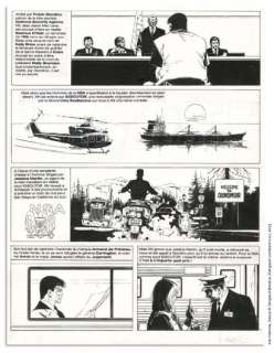 Lot Caritatif | WILLIAM VANCE XIII Secret Défense (T.14), Dargaud 2000 Planche... | Daniel Maghen Enchères