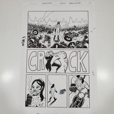 Wesley Griffith, Wesley Griffith, Rocko Jerome | Donna Vs Rockers Page 10 | ComicArtFans Classifieds