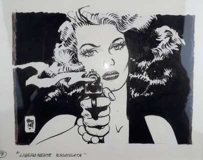 Bernet, Jordi  - Illustrazione originale - Ligeramente escarlata | Catawiki