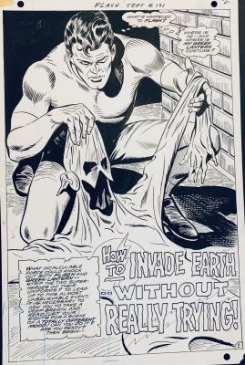 Ross Andru, Mike Esposito | Ross Andru - the Flash 191 Pg 2 Splash (Green Lantern Hal Jordan) Silver Age | ComicArtFans Classifieds