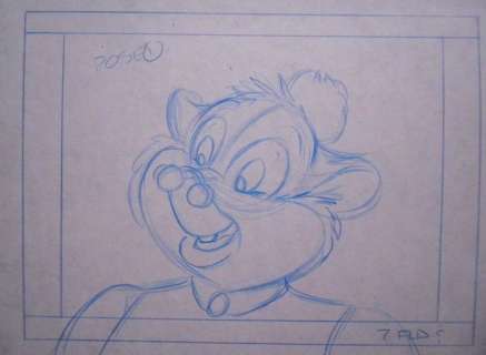 Steven Spielberg - original animation drawing Fievel’s American Tails - - - (1992) | Catawiki