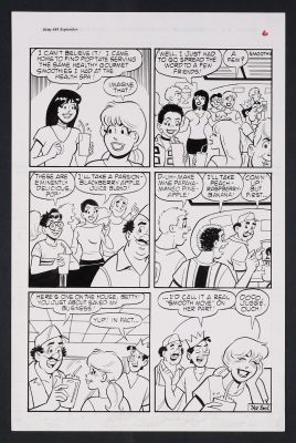 Dan Decarlo, John Lowe | Betty #89 (2000) Page 6 Pencils By Dan Decarlo, Inks By John Lowe | ComicArtFans Classifieds