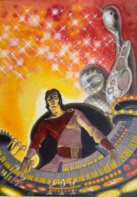 George Barr | George Barr - Concerto of Light And Multichord (1974) | ComicArtFans Classifieds