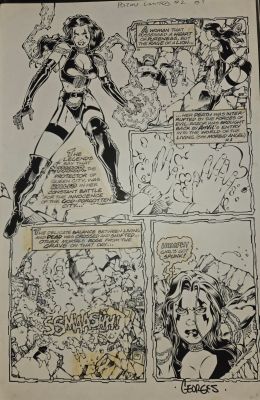 Georges Jeanty | Poizon Limited #2 with Razor By Georges Jeanty (Mandalorian Fame) | ComicArtFans Classifieds