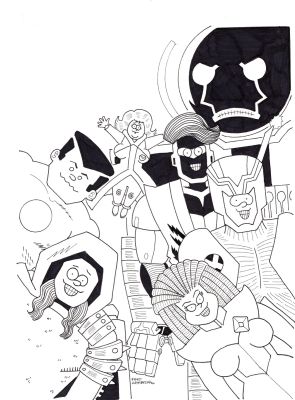 Fred Hembeck | Unity #25 Valiant Cover By Fred Hembeck | ComicArtFans Classifieds