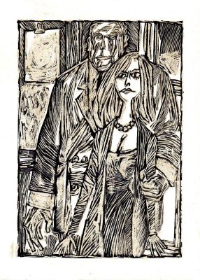 Alberto Breccia | Breccia - Illustration For a French Novel | ComicArtFans Classifieds
