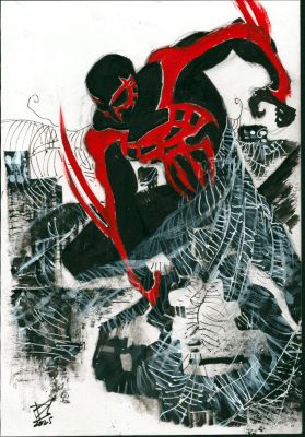 Devmalya Pramanik | Spider-Man 2099 From Moon Knight Artist Devmalya Pramanik | ComicArtFans Classifieds