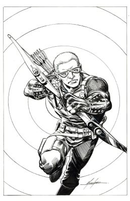 Mike Grell - Hawkeye (2016) #1 Cover Variant Solo Avengers Hero! Famous Green Arrow Artist!