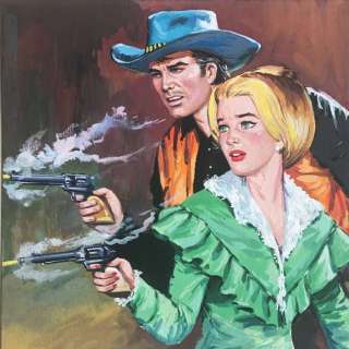 Ayné en anderen - 5 Originele covers in kleur voor Westerns - (1970) | Catawiki