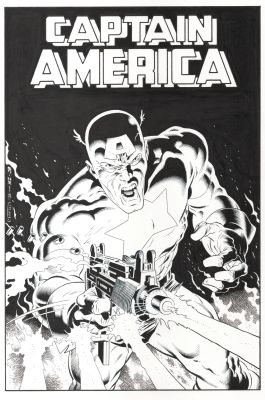 Mike Zeck, Gary Martin | Zeck & Beatty Cap 321 Cover Recreation | ComicArtFans Classifieds