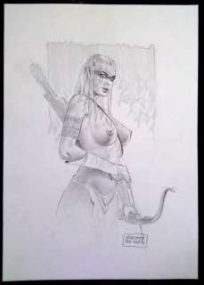 Pin Up - De Luca - original artwork - Page volante - EO - (2018) | Catawiki