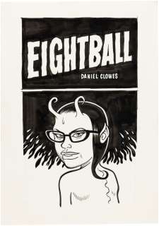 DANIEL CLOWES "EIGHTBALL" ZIPPO LIGHTER ORIGINAL ART. | Hake’s
