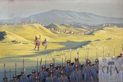 Jeronaton/La fresque biblique. Illustration originale… | Dagoty